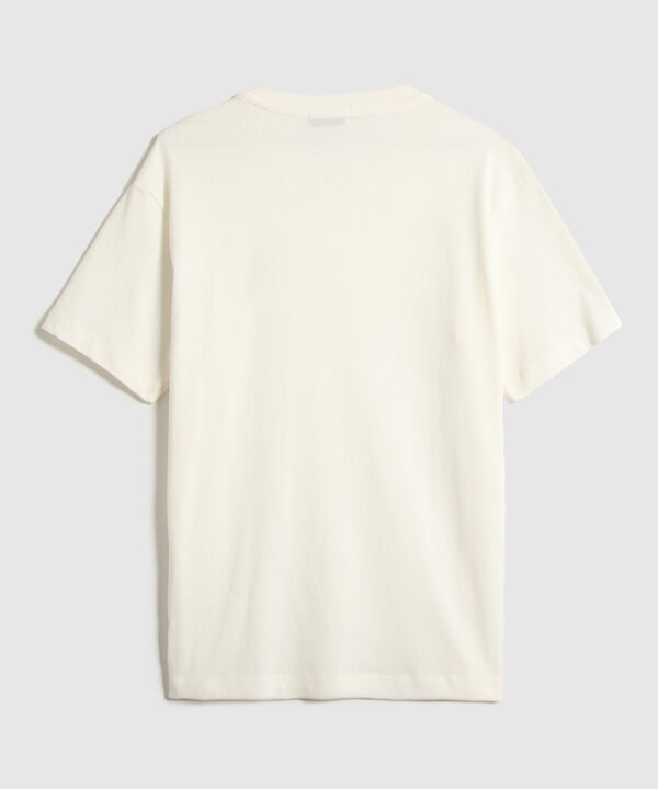 Camiseta Con Bordado Cuello Redondo