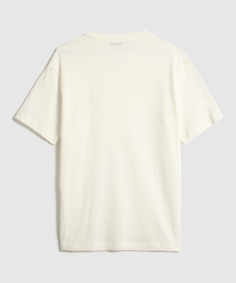 Camiseta Con Bordado Cuello Redondo