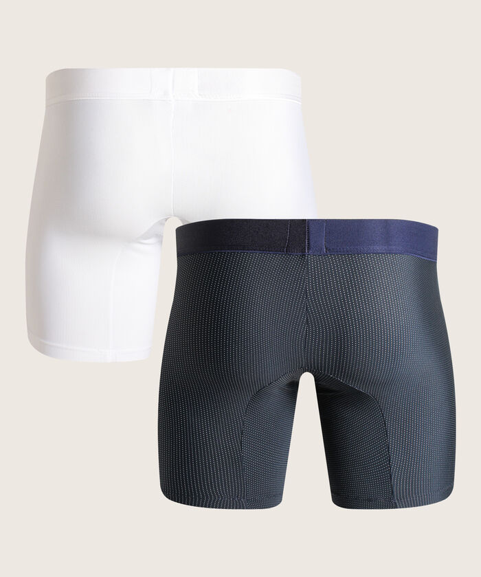 Boxer Pack X2 Medio Microfibra Unicolor