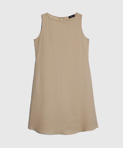 Vestido en Efecto Lino