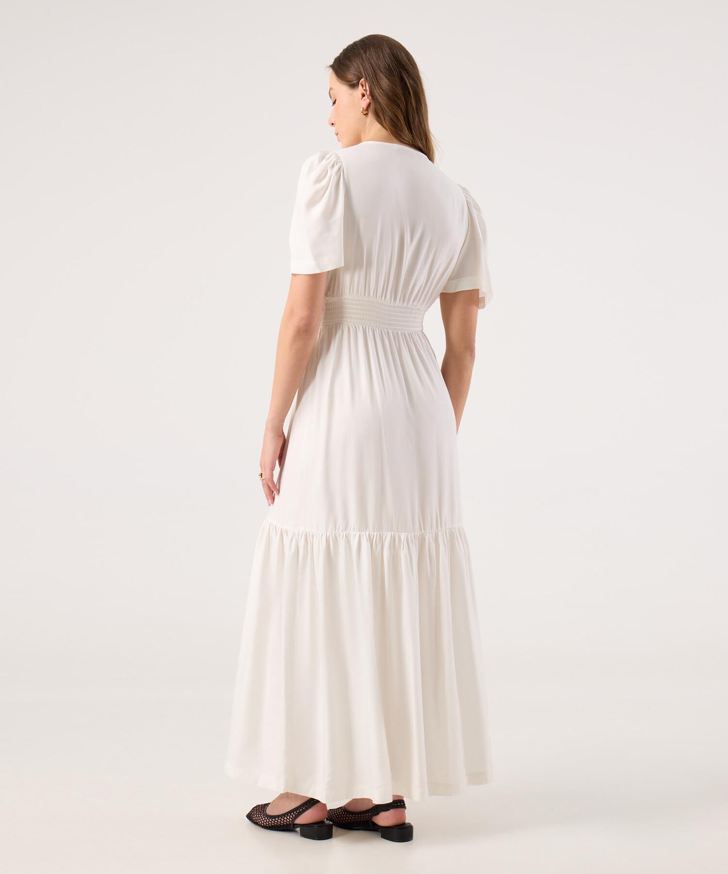 Vestido Largo Unicolor 