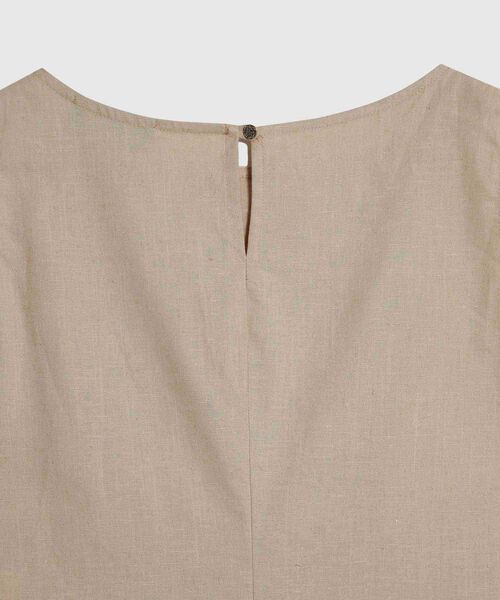 Vestido en Efecto Lino