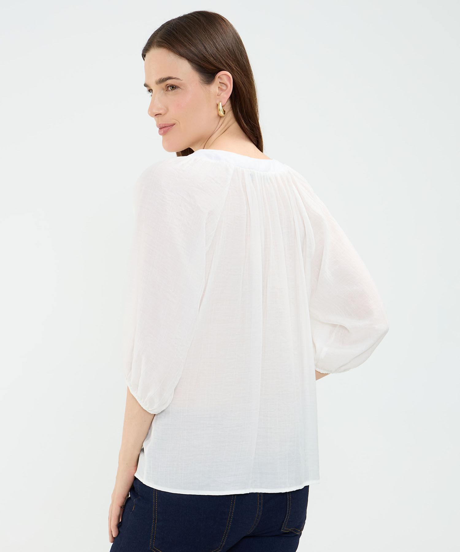 Blusa Escote en V