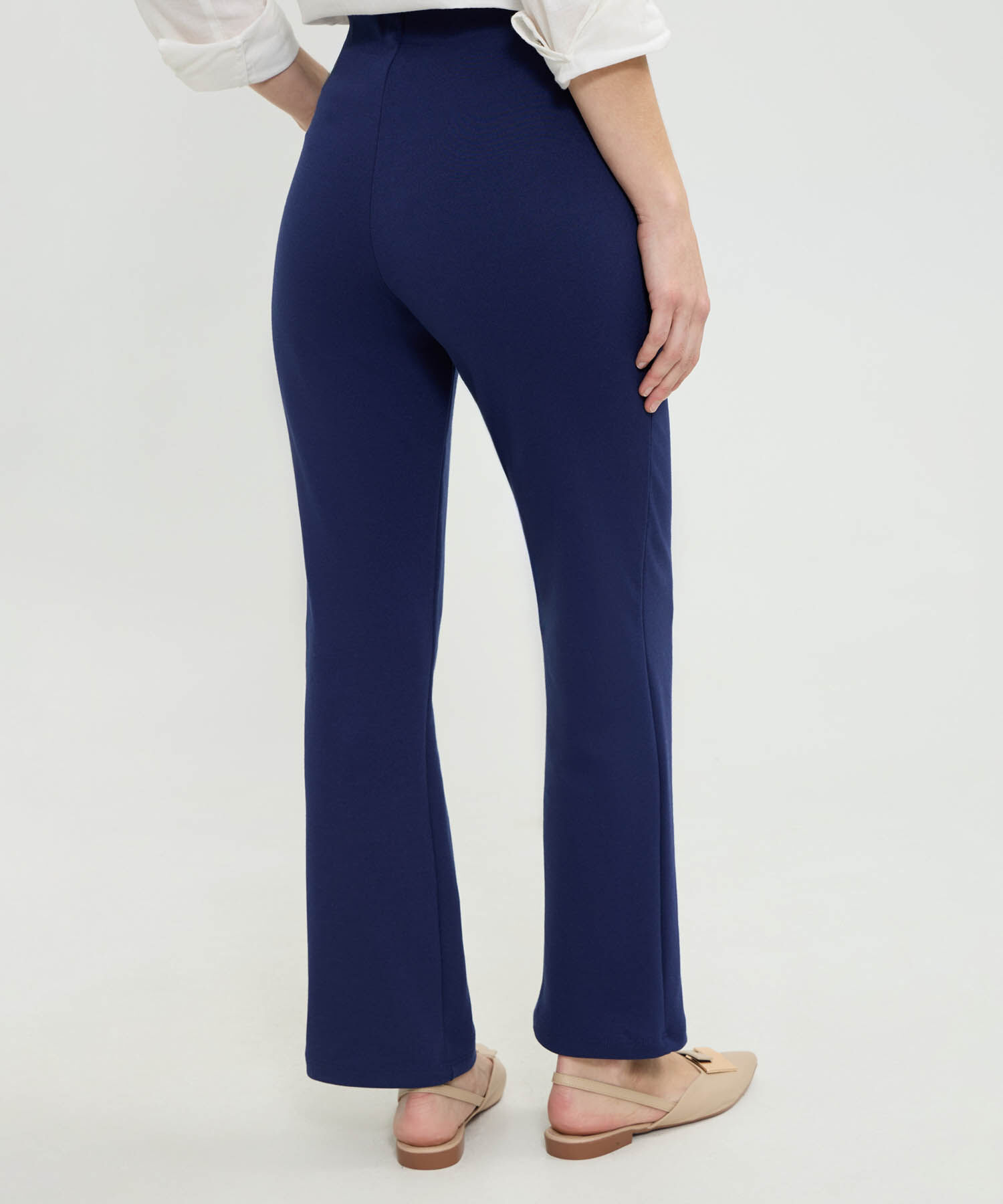 Leggins Unicolor Con Botones