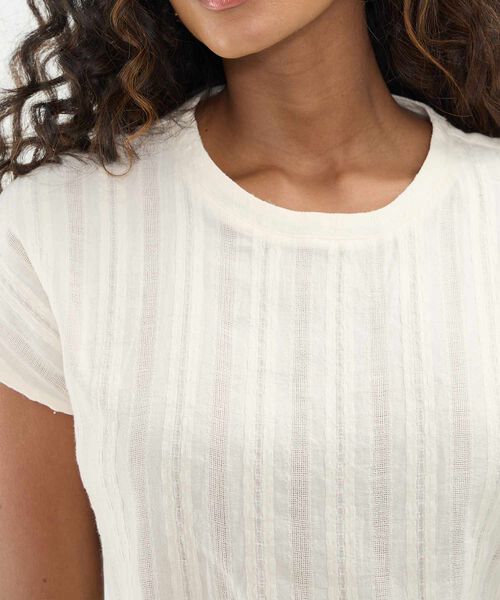 Blusa Manga Corta Para Mujer image number null