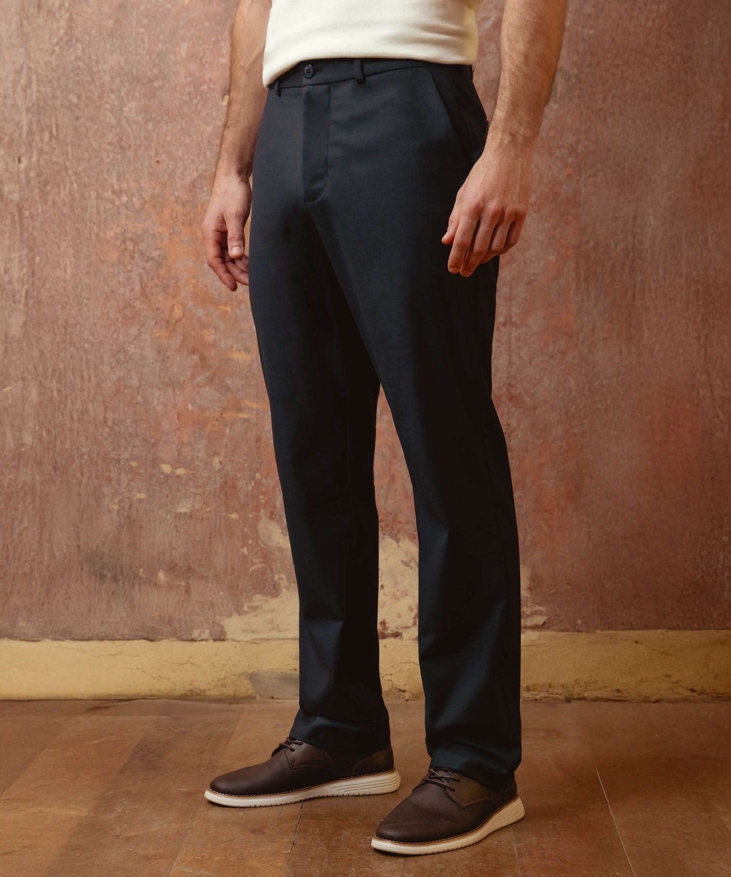 Pantal&oacute;n Recto Formal Cl&aacute;sico Para Hombre