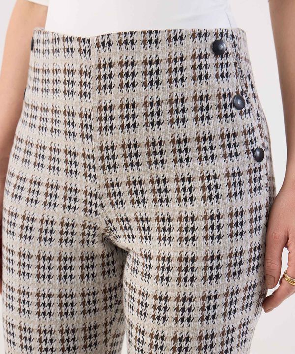 Leggings con Botones Laterales para Mujer
