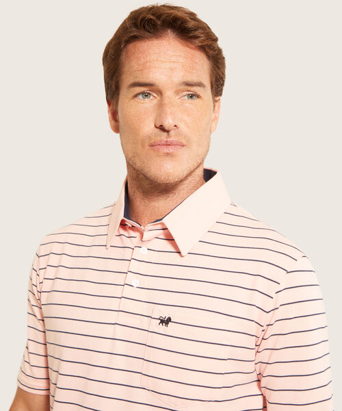 Polo Cuello Duro  Preteñido Bicolor image number null