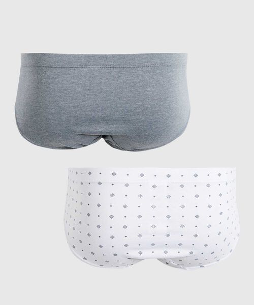 Pack X2 Calzoncillos Estampados En Algodón 