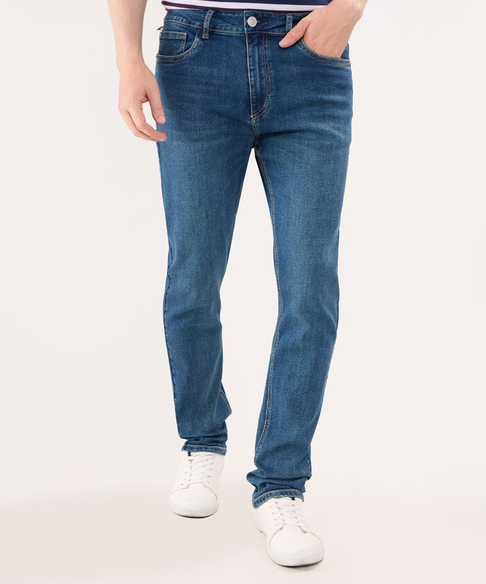 Jean Jean Masculino Slim Tono Azul Medio.