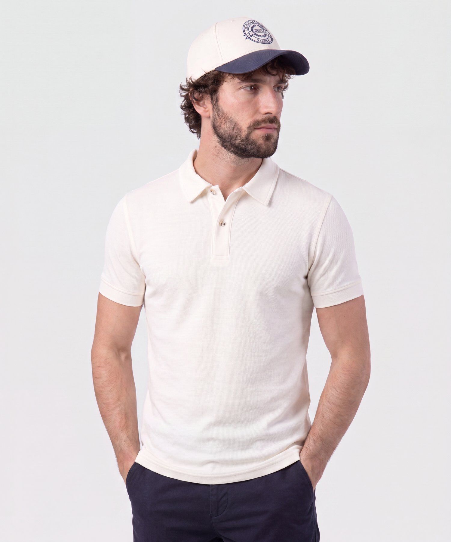 Polo Con Perilla Larga Para Hombre