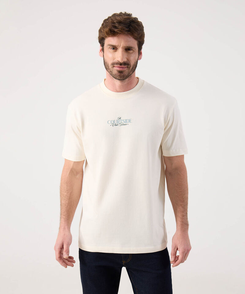 Camiseta Estampada Manga Corta 