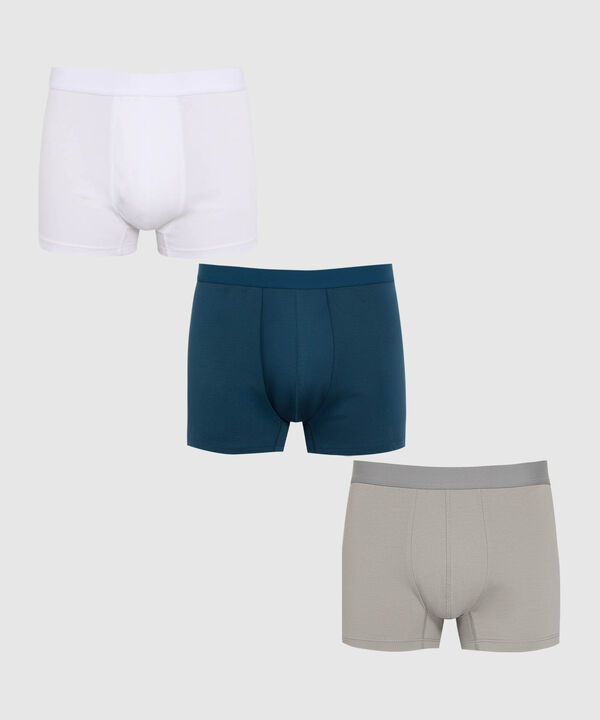 Set x3 B&oacute;xers Cl&aacute;sicos para Hombre image number null