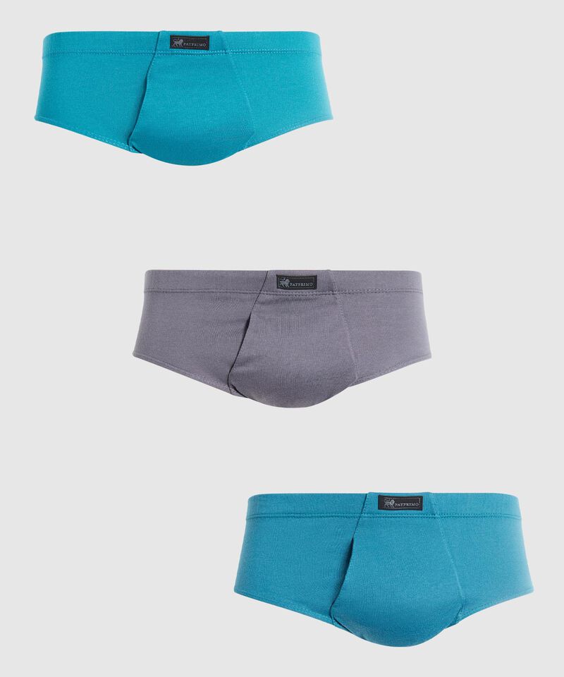 Pack X3 Calzoncillos Cl&aacute;sicos En Algod&oacute;n 