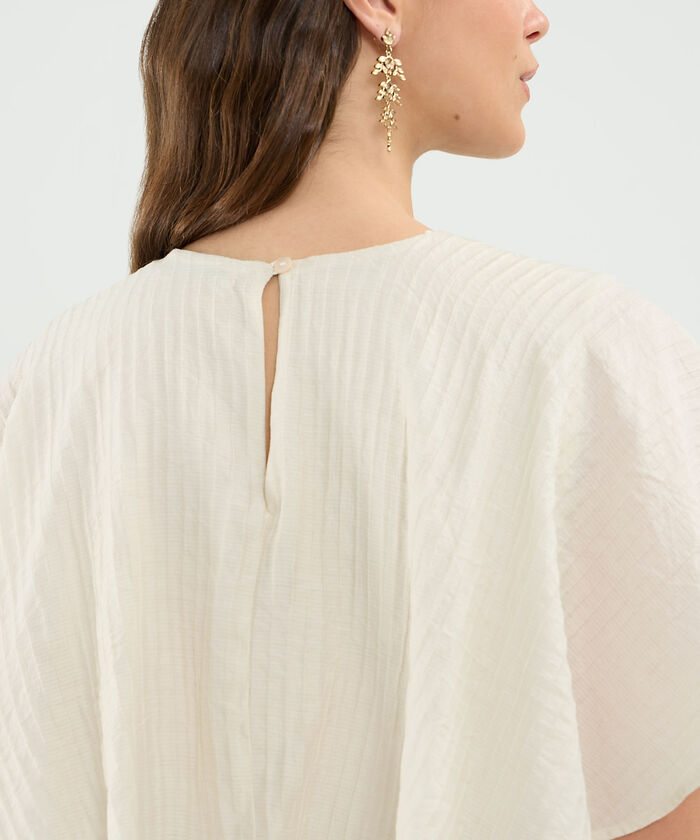 Blusa Con Manga Acampanada Para Mujer