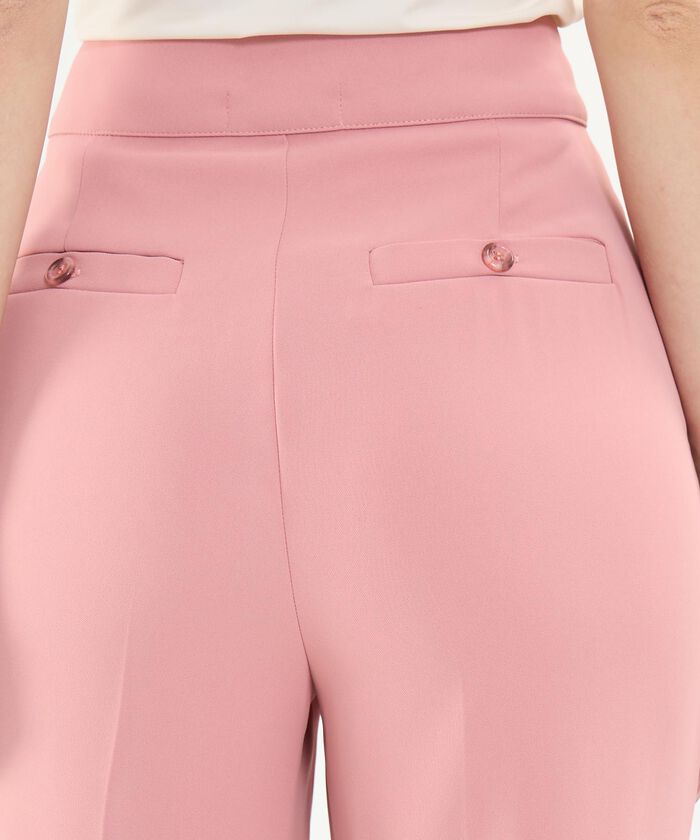 Pantalón Casual con Doblez