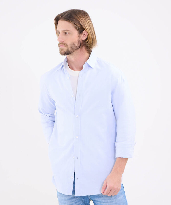 Camisa Oxford Para Hombre