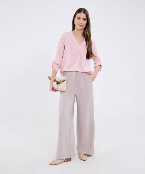 Blusa Manga ¾ Unicolor image number null