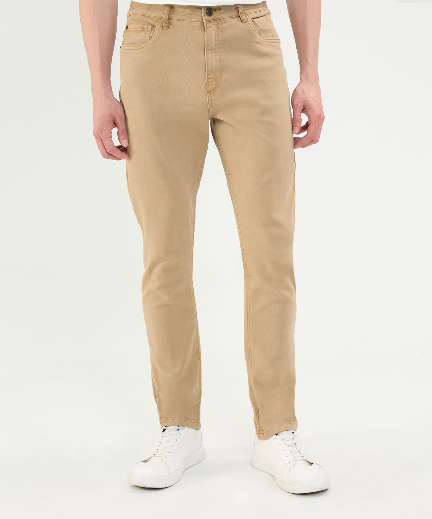 Jeans Slim Tono Café