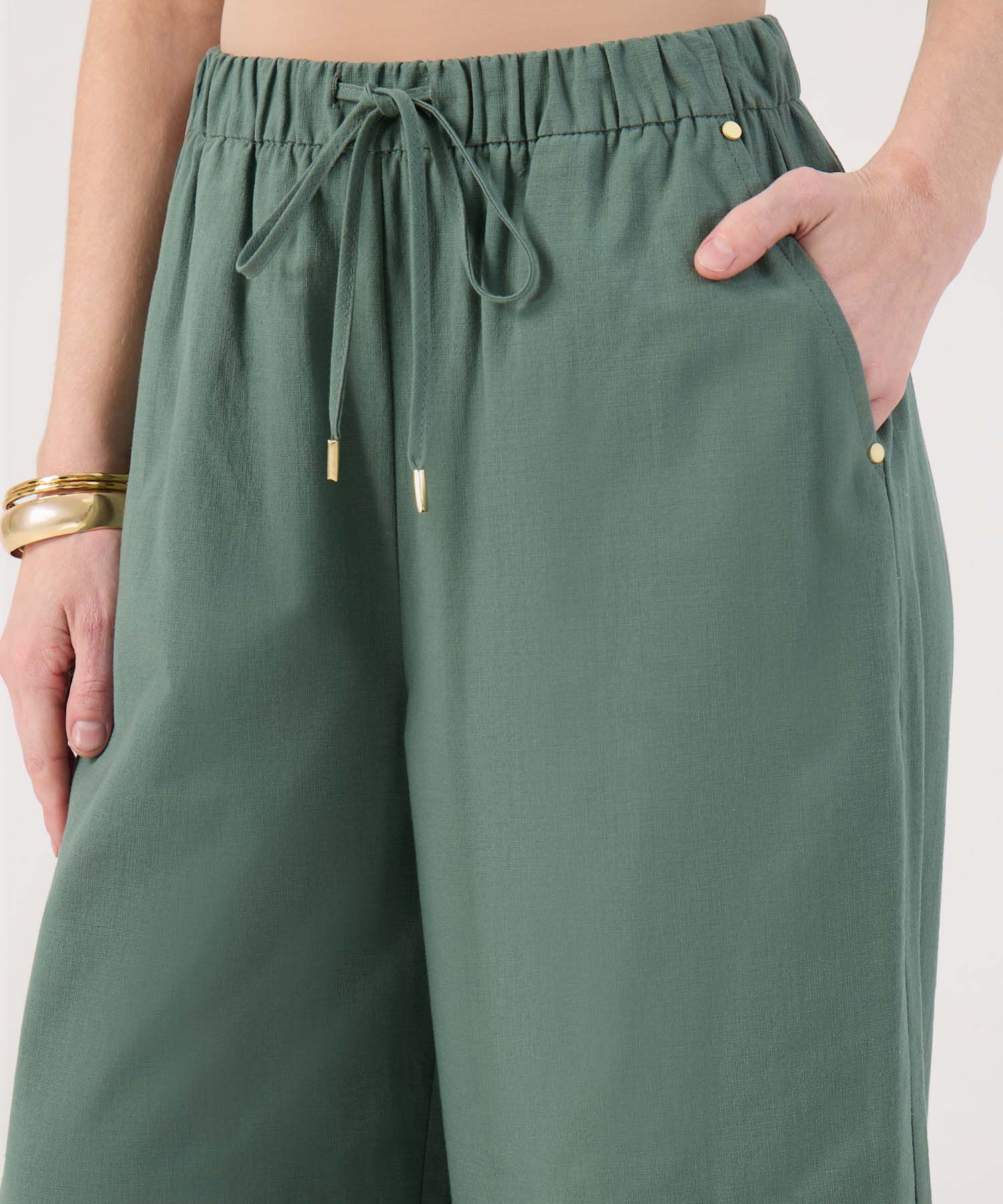 Pantalón Fluido Unicolor