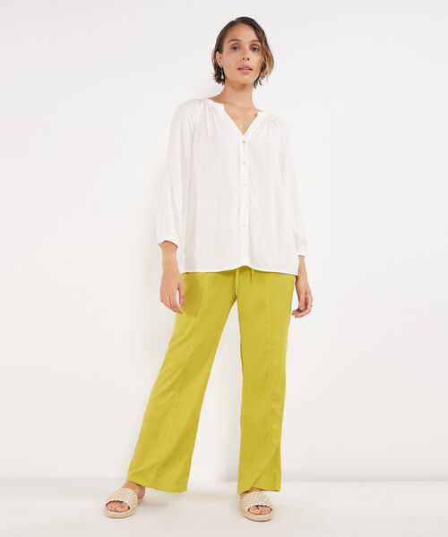 Blusa Manga 3/4 Cuello Neru Unicolor image number null