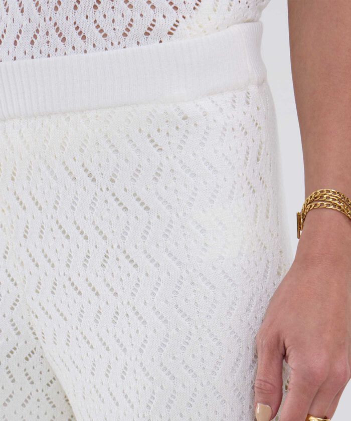 Pantalon Texturizado Unicolor