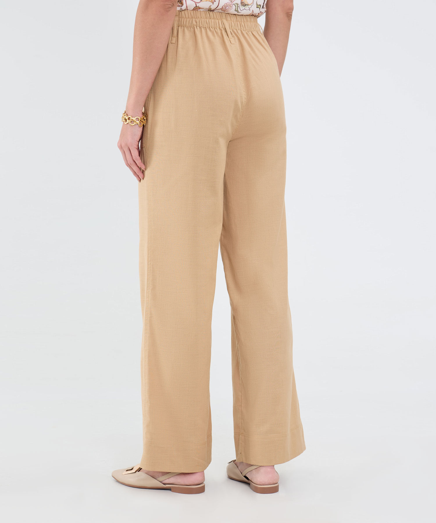 Pantal&oacute;n Fluido Unicolor