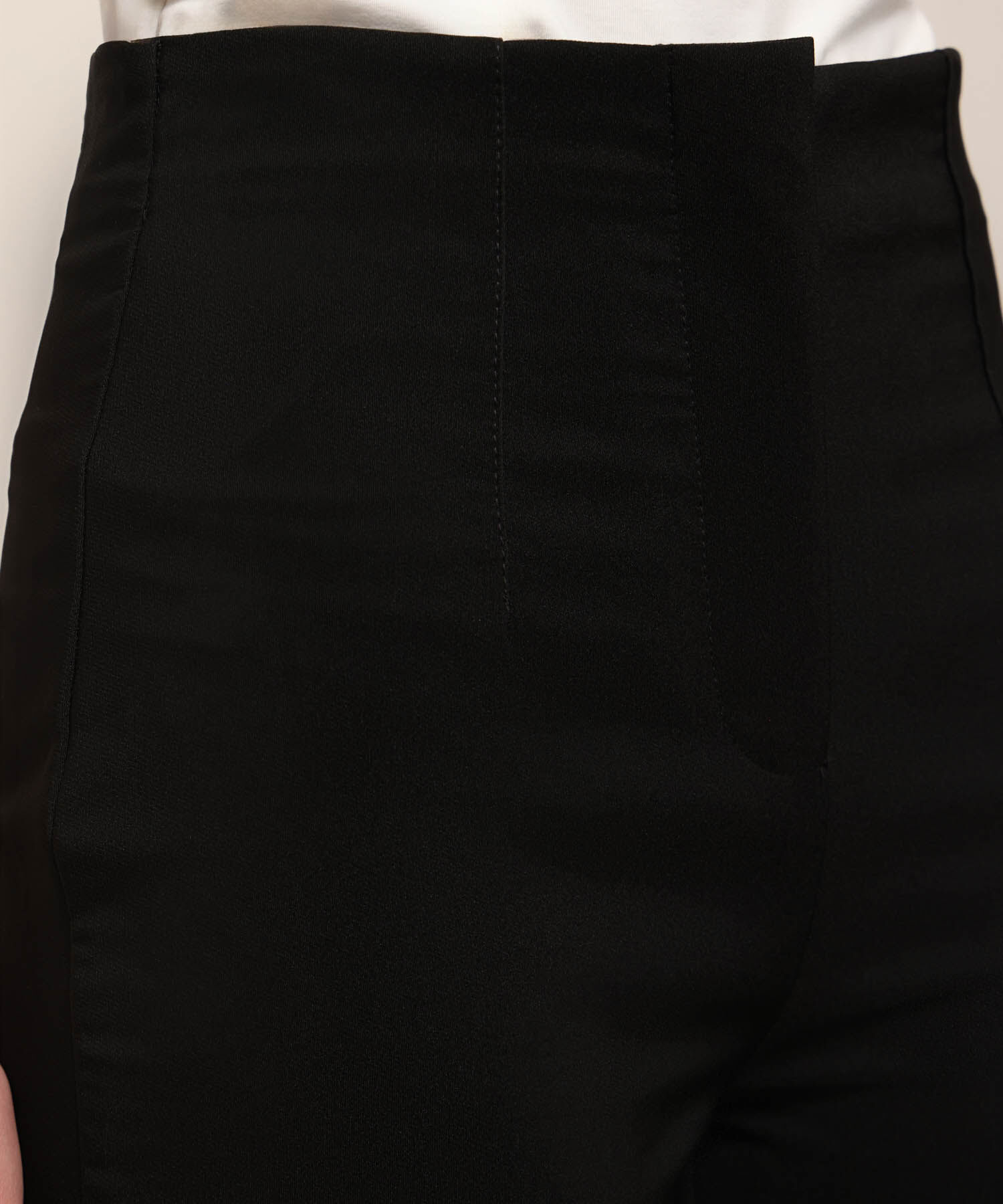 Pantalon Tiro Alto Unicolor