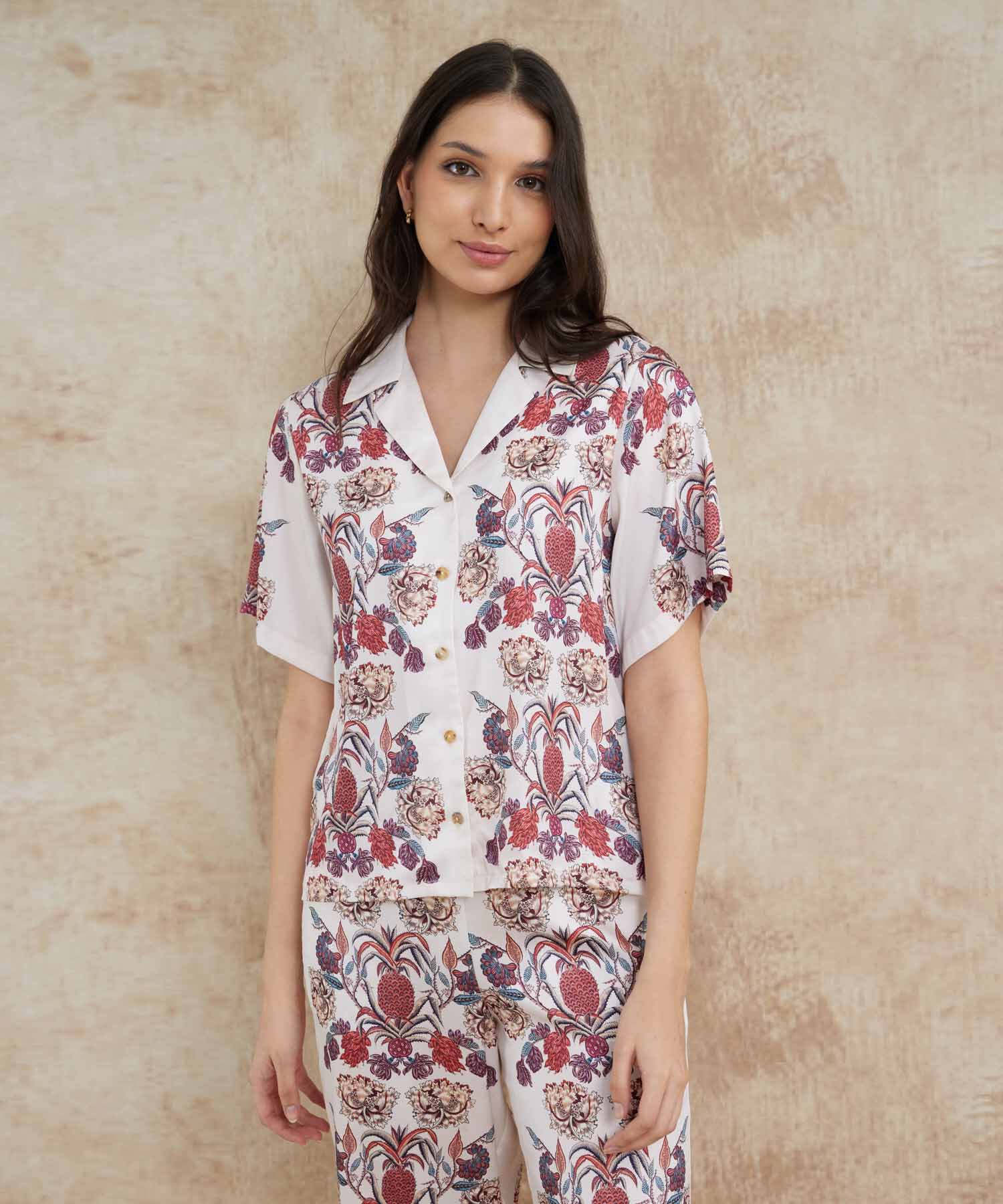 Camisa Resort Estampada Campaña Beatriz Camacho