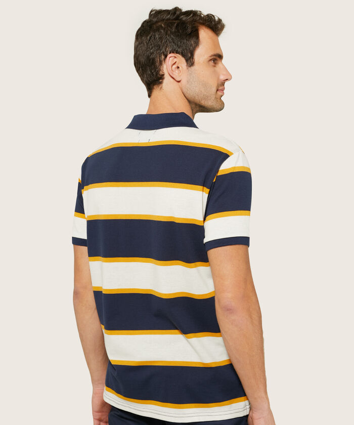 Polo Cuello Y Puño Tejido