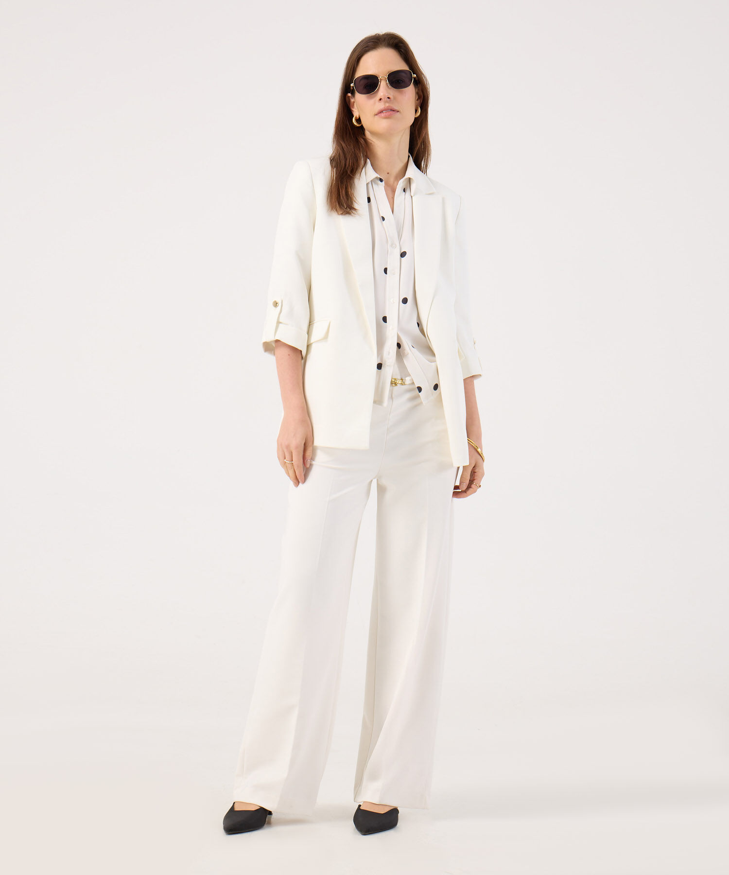 Pantalon Casual Unicolor