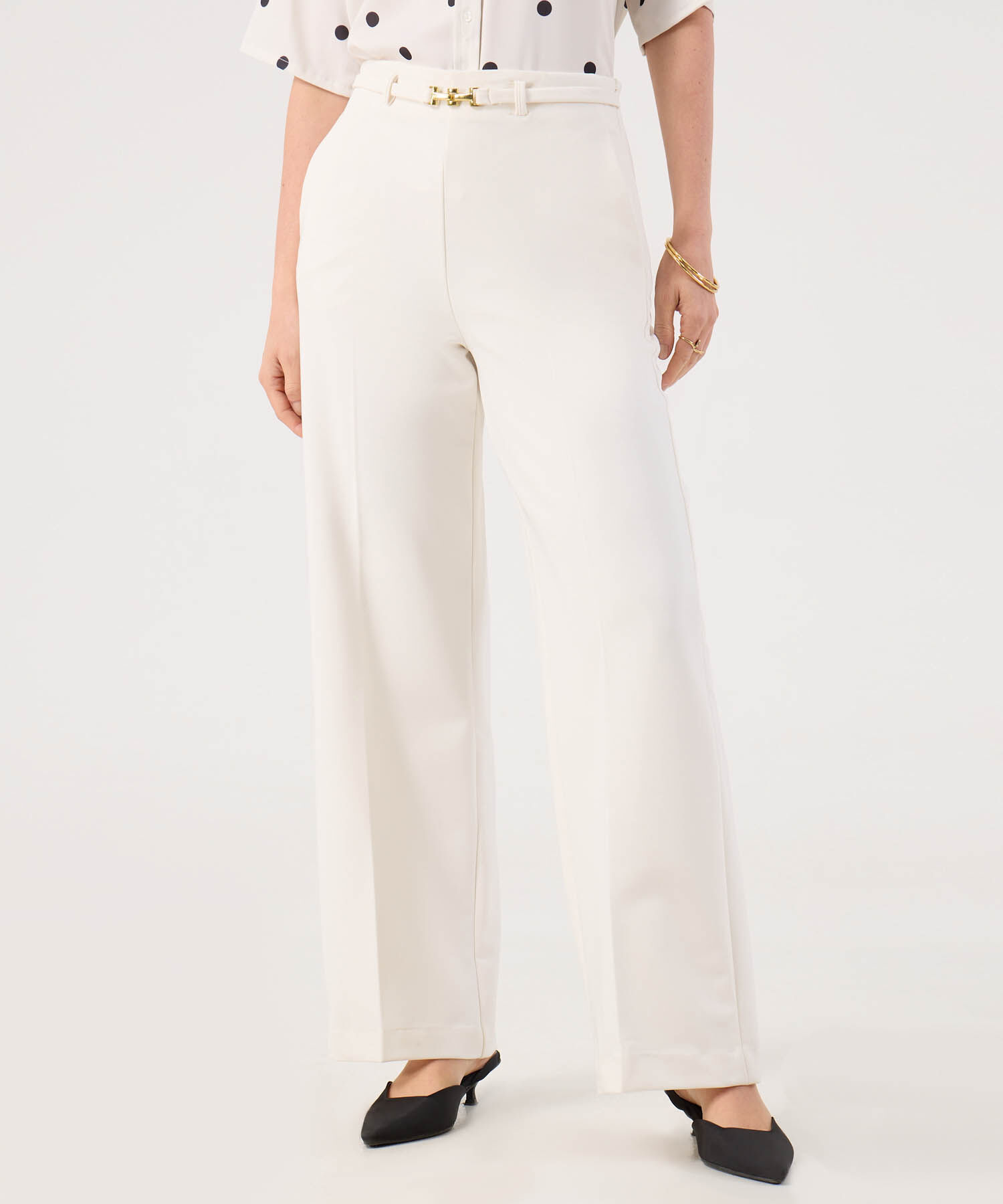 Pantalon Casual Unicolor