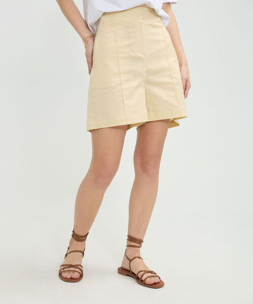 Bermuda En Lino Unicolor image number null