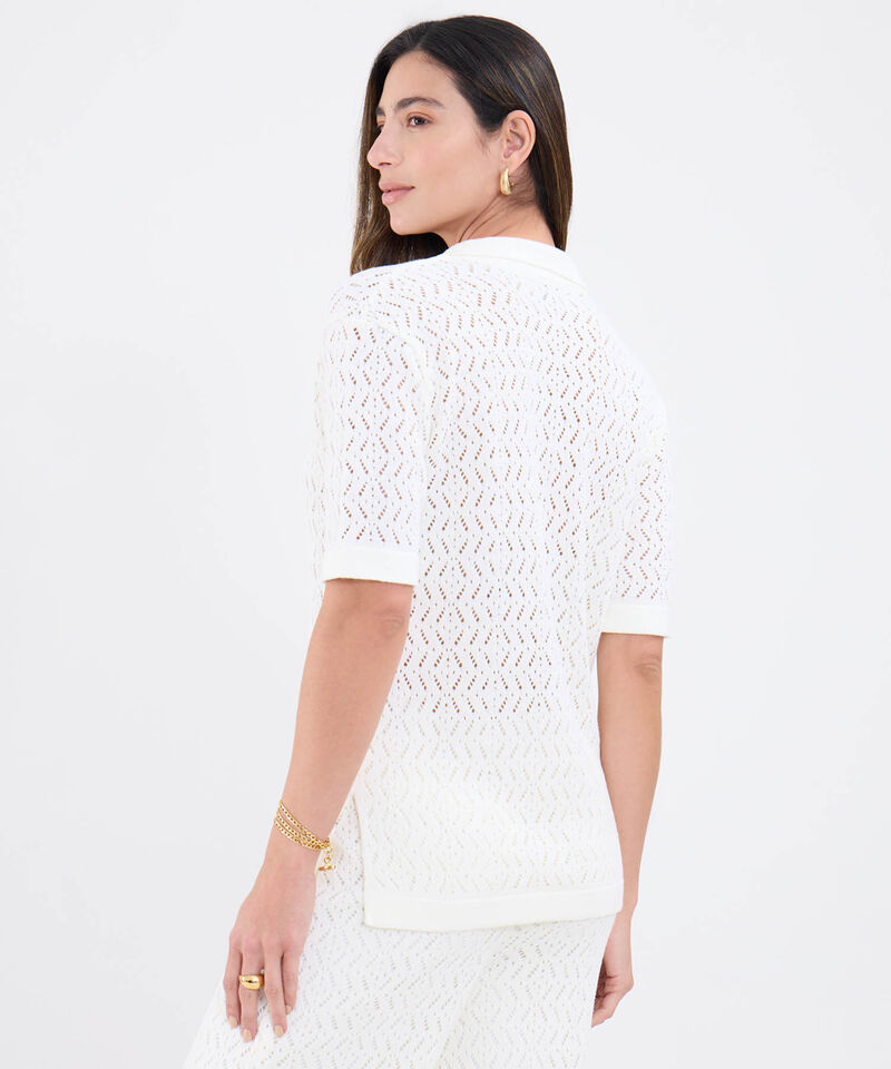 Polo Tejida Unicolor