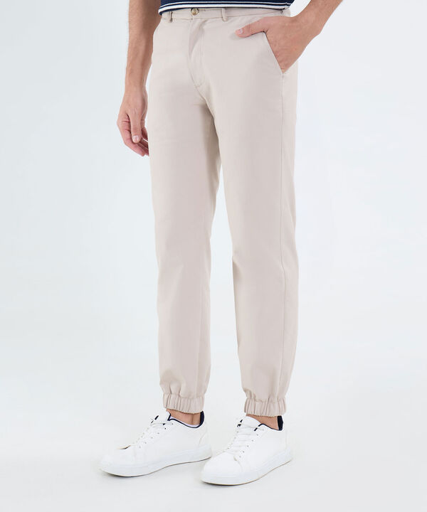 Pantalon Con Pretina Encauchada Para Hombre