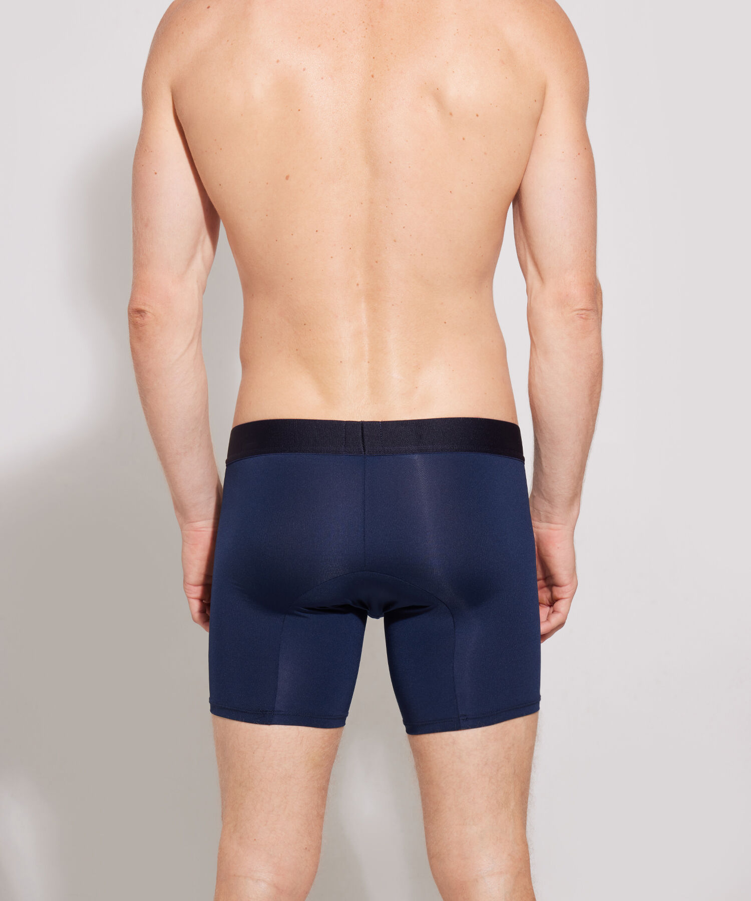 Bóxer Medio Algodón Unicolor Elástico Encarterado Con Bragueta