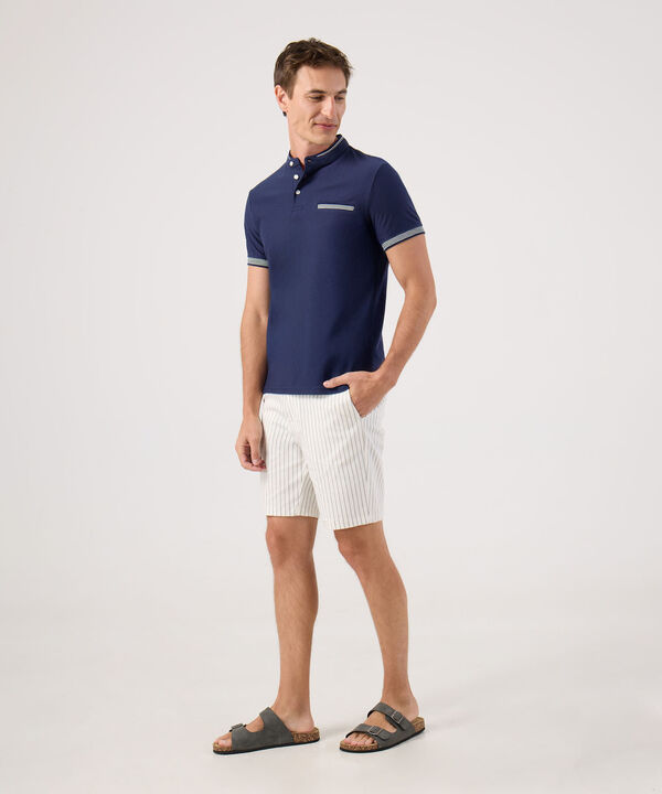 Bermuda Estampado A Rayas