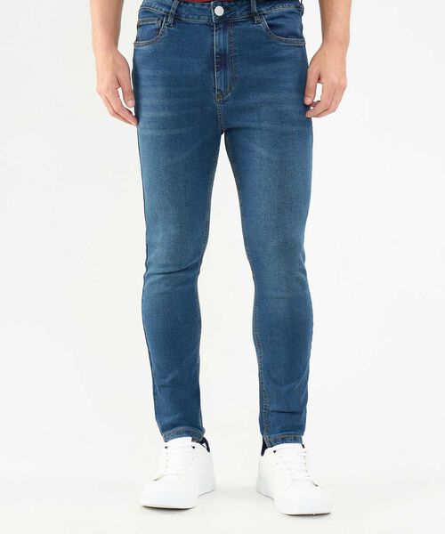 Jeans Skinny Tono Oscuro image number null