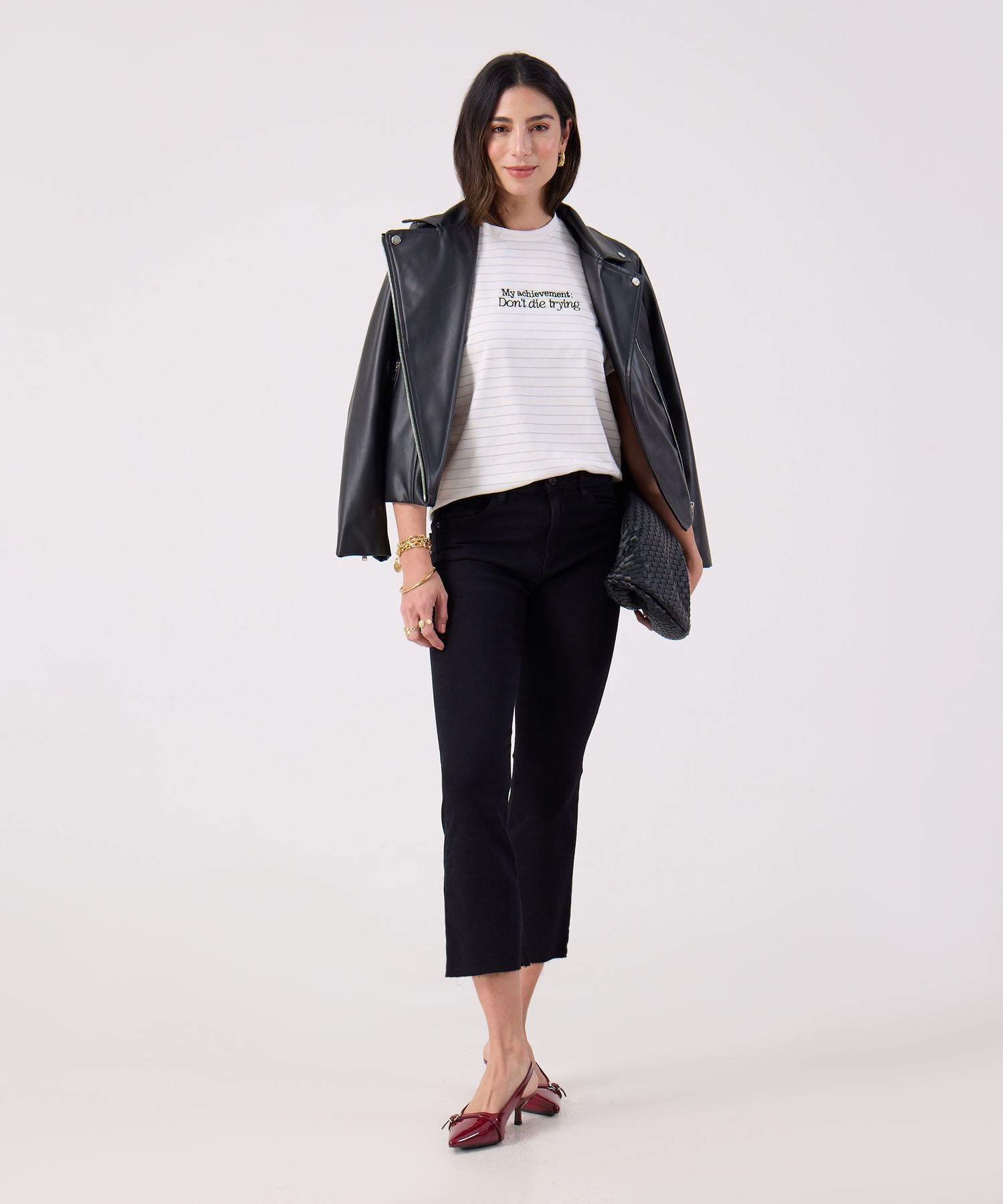 Camiseta Estampada Cuello Redondo 