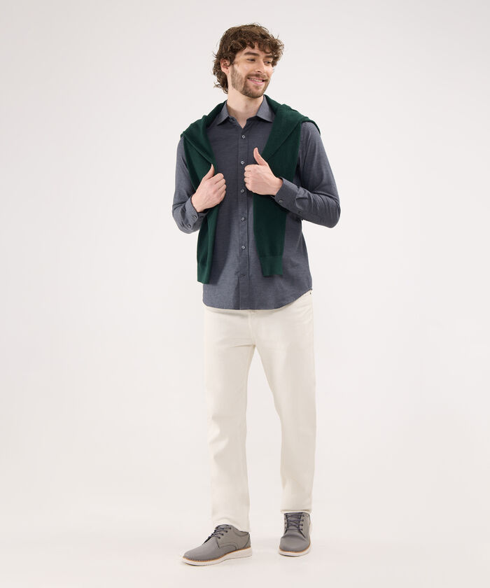 Camisa Manga Larga en Efecto Rústico