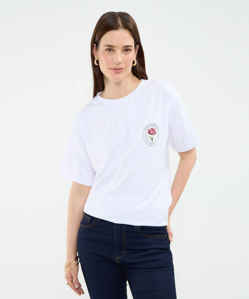 Camiseta Estampado Botánico image number null