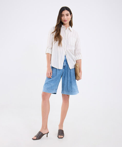 Camisa Manga Larga A Rayas image number null