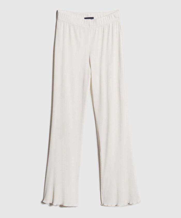 Pantalón Flare Texturizado
