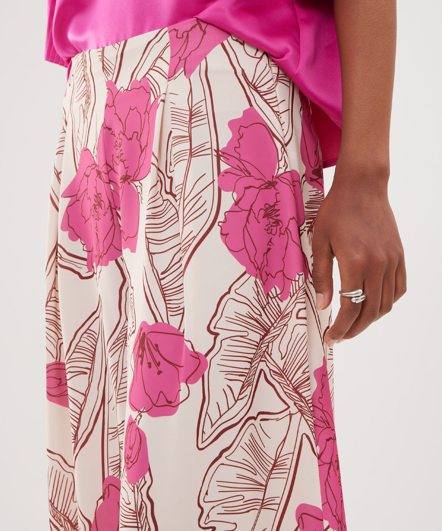 Pantalon Estampado Fluido