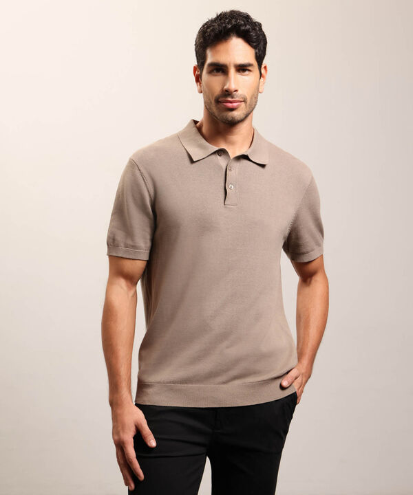 Polo Unicolor Manga Corta  image number null