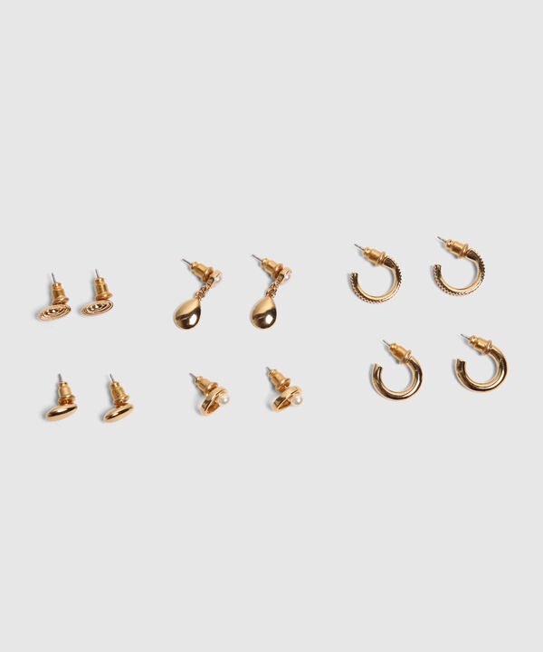 Set X6 Aretes Dorados  image number null