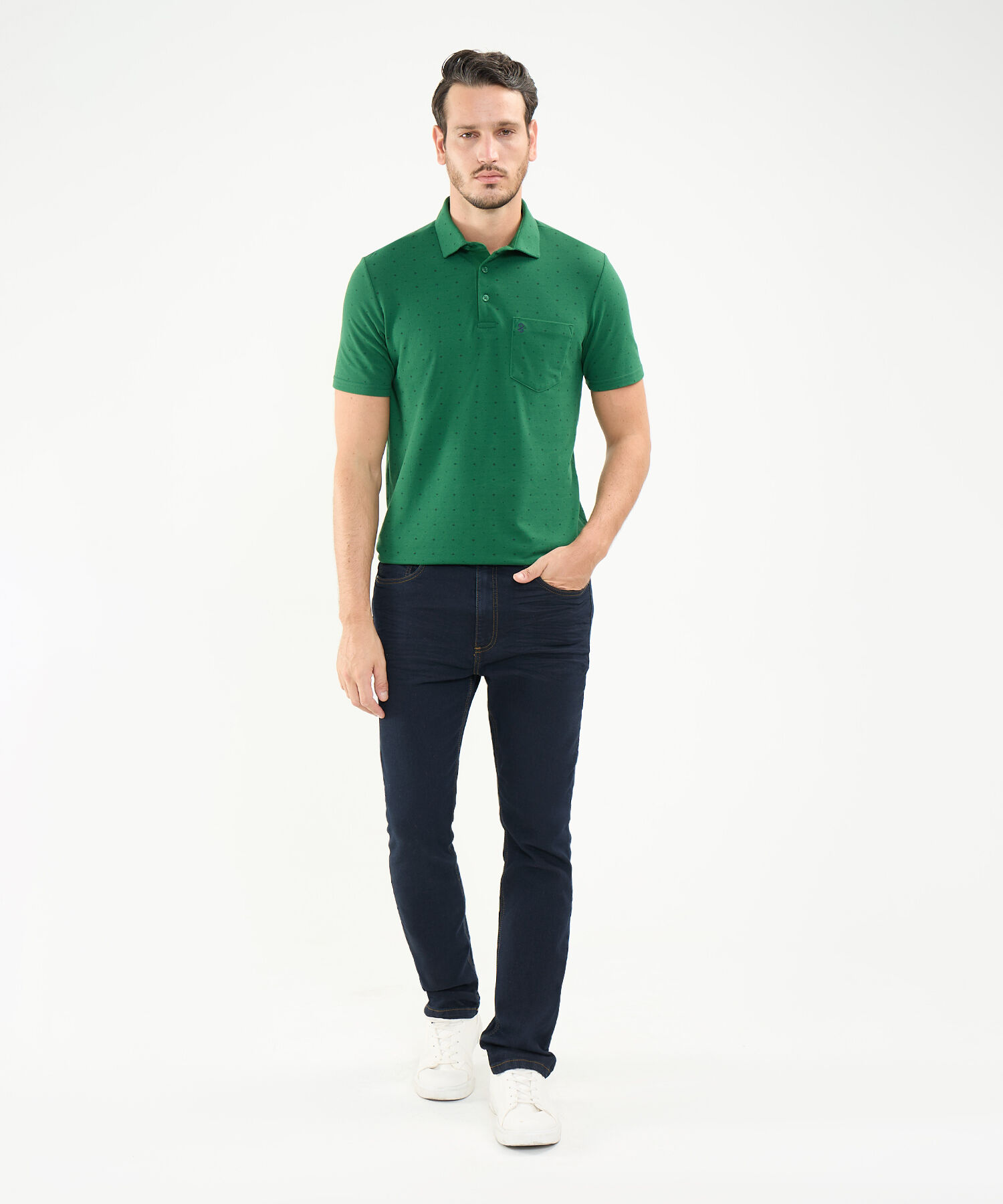 Jeans Regular Tono Oscuro