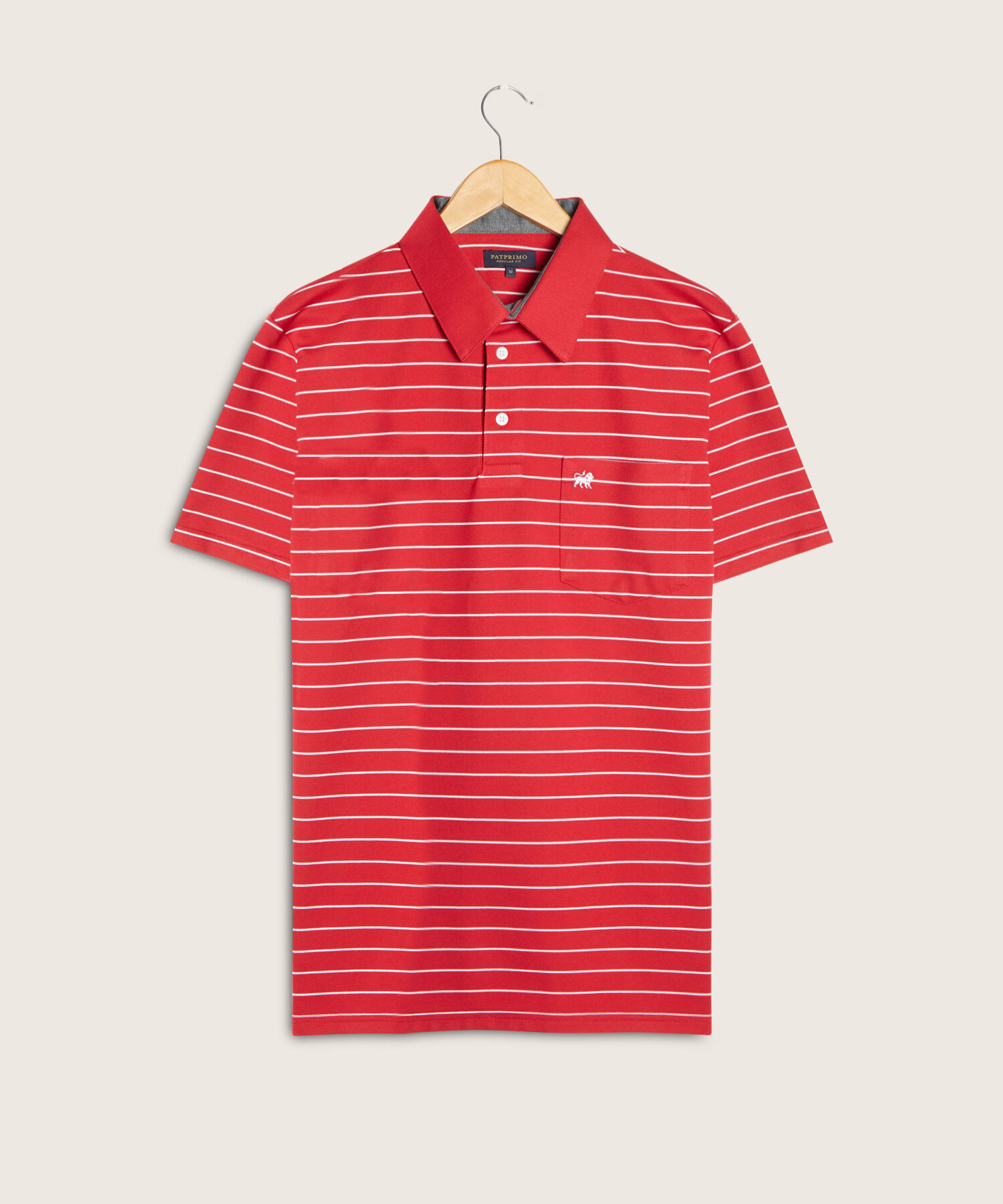 Polo Cuello Duro  Preteñido Bicolor