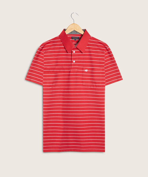 Polo Cuello Duro  Preteñido Bicolor