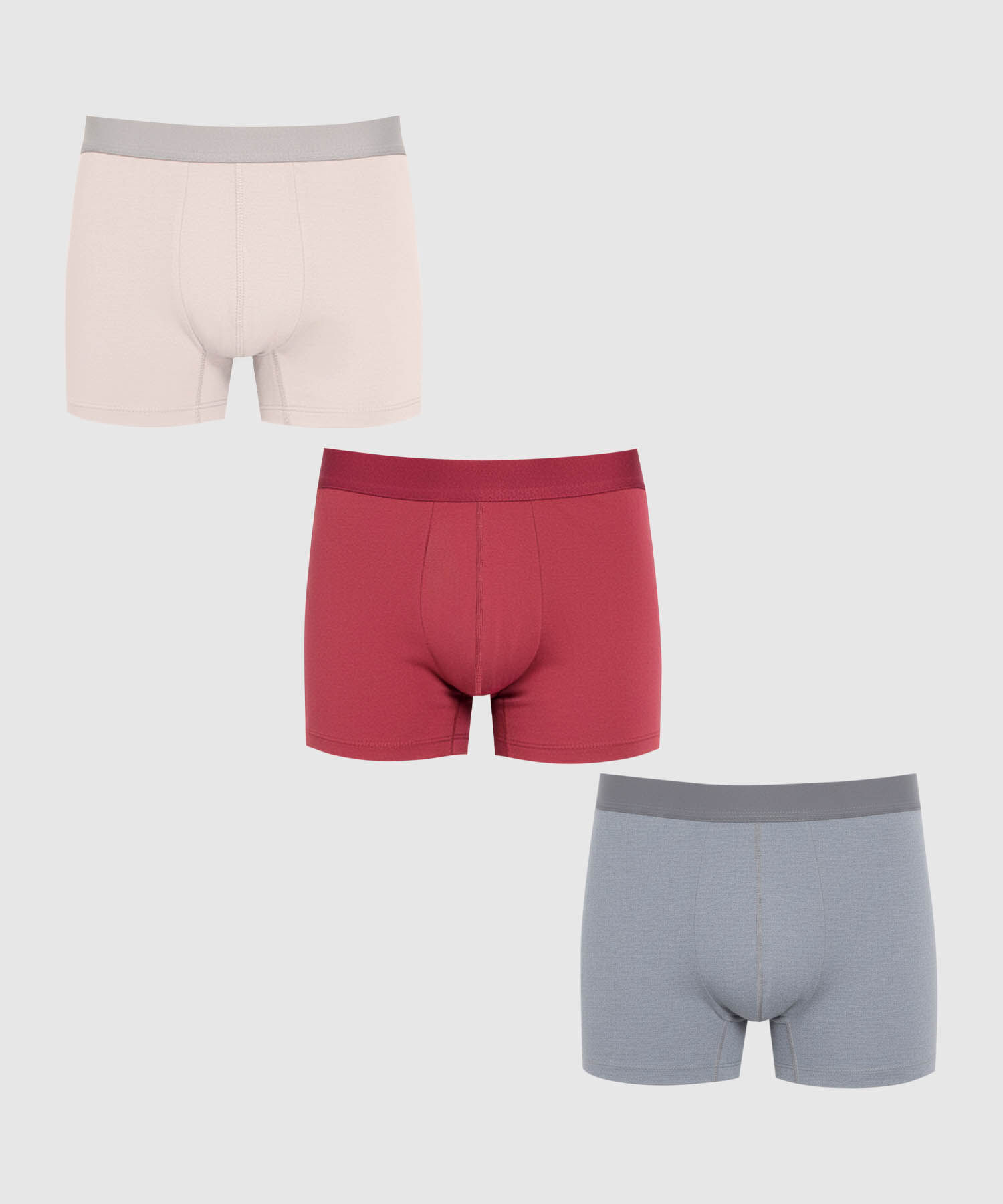 Set x3 B&oacute;xers Cl&aacute;sicos para Hombre